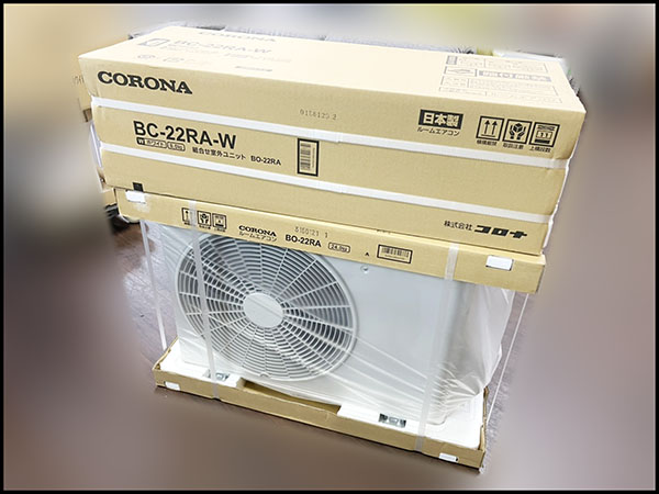 コロナ 冷房専用エアコン 6畳用 BC-22RA 新品 入荷致しました